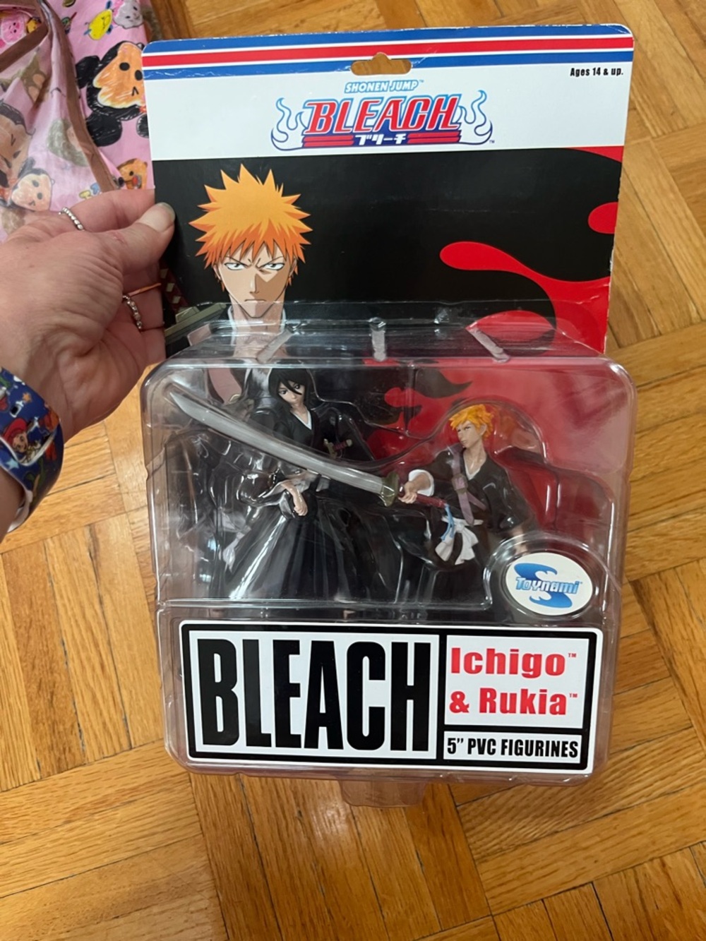 Bleach Ichigo & Rukia 5" PVC Action Figure Set - Black & Orange
